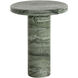 Bastion 19.75 X 15.75 inch Marble Look / Sage Outdoor End Table